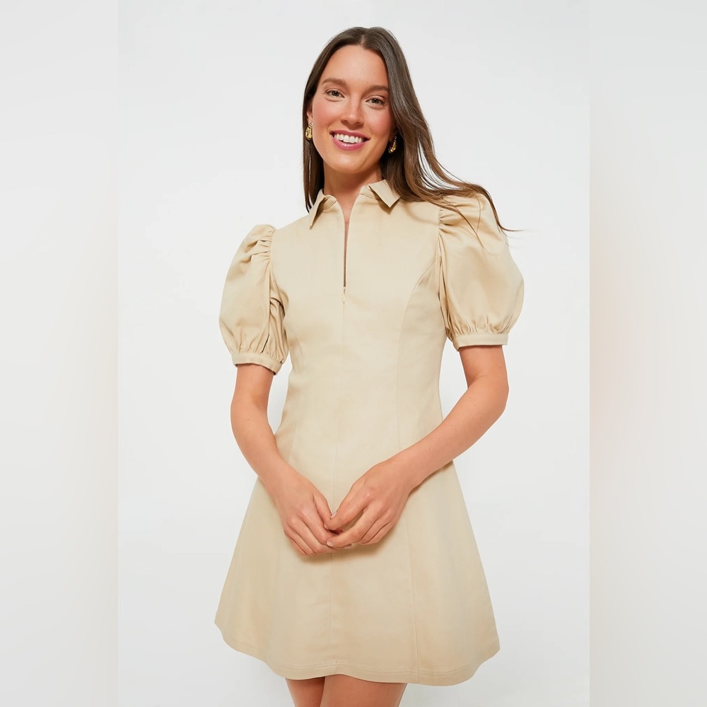 Hyacinth HOUSE Sand Denim Mini Dress